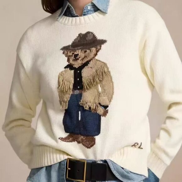 Polo by Ralph Lauren Sweaters - Polo by Ralph Lauren White Bear Sweater